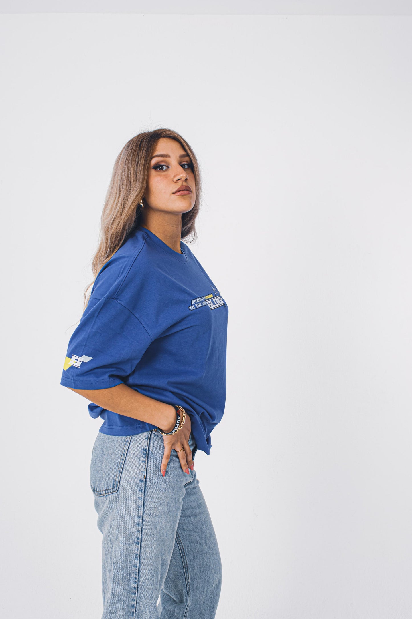 BLUE SLDG T-SHIRT