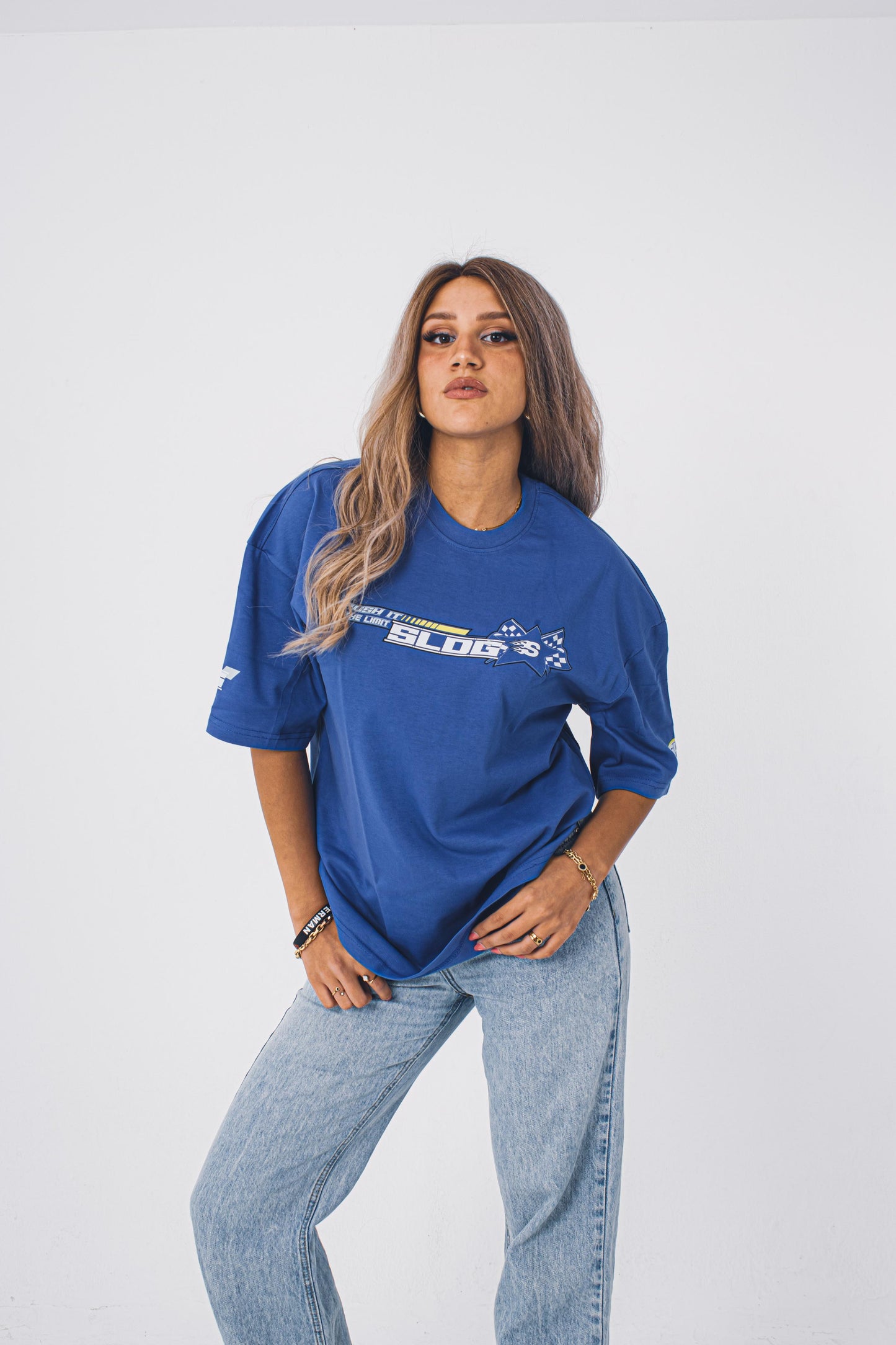 BLUE SLDG T-SHIRT